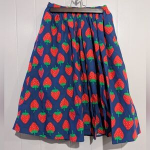 Kate Spade NY X Target Strawberry Midi Skirt Size Girls Medium
